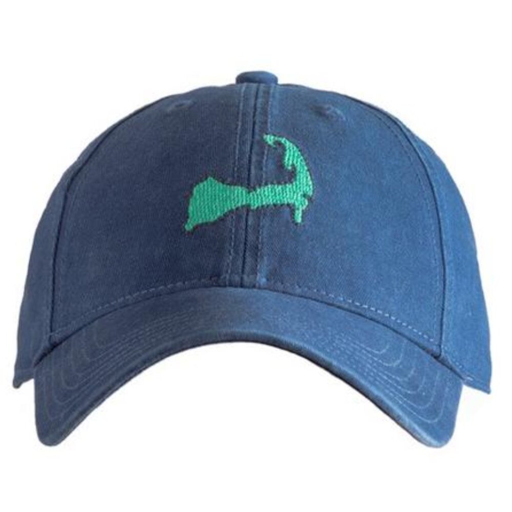 Harding Lane Cape Cod Baseball Hat - Navy / Turquoise Green